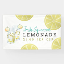 Lemon Slices Lemonade Stand Niños Blancos