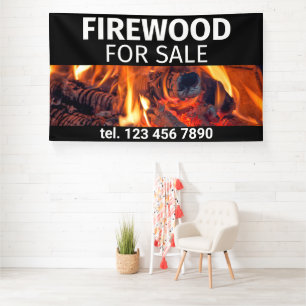 Lona Leña para la venta Negocio Profesional Fuego