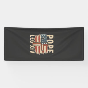 Lona León XIV Iglesia Cristiana Da Pope Bandera de los 