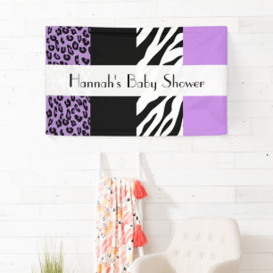 Lona Leopard Print, Zebra Print, Baby Shower