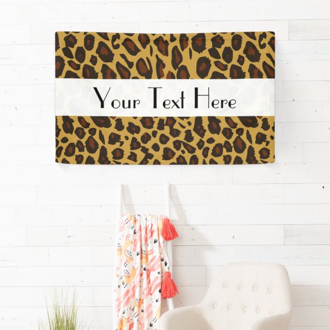 Lona Leopardo Print, Leopard Spots, Brown Leopard (In situ)
