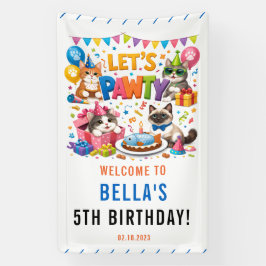 Lona Let’s Pawty Cat 5th Birthday | Cute Kitty Birthday