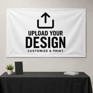 Lona Letrero comercial en blanco personalizable de 5x3