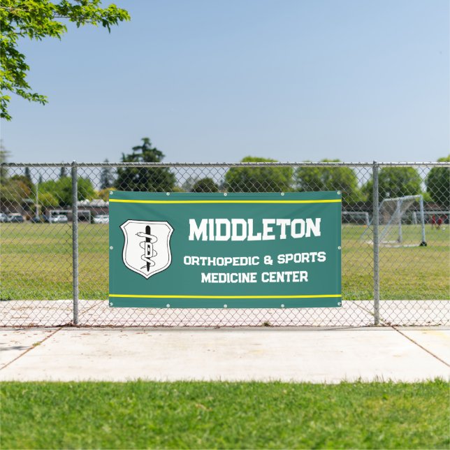 Lona Letrero Comercial Promocional con Logo (in situ)