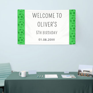 Lona Letrero de bienvenida de cumpleaños para niños con
