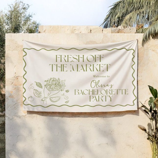 Lona Letrero de bienvenida Fresh Off the Market (Subido por el creador)