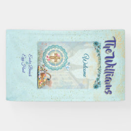 Lona - Letrero de bienvenida para Brunch de Pascua – Pe