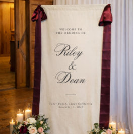 Lona Letrero de Boda Personalizado, Letrero de Boda de