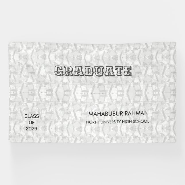 Lona Letrero de Felicitaciones Personalizadas (Horizontal)