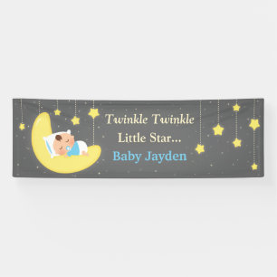Lona Letrero para Baby Shower de Twinkle Twinkle Little