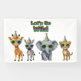 Lona Let's Go Wild, Jungle Animals in Sunglasses