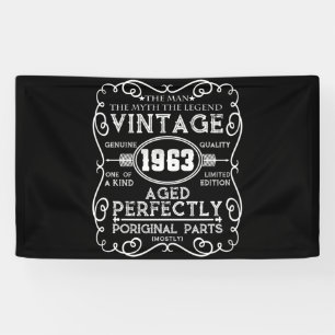 Lona Leyenda del mito masculino de 1963 58º cumpleaño