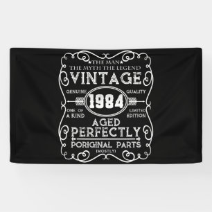 Lona Leyenda del mito masculino de 1984 37º cumpleaño