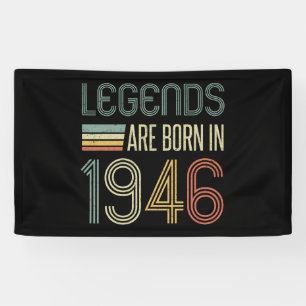 Lona Leyendas del cumpleaños 80 de 1946