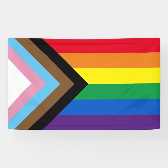 Lona Lgbtq arinbow diversidad inclusiva bandera del org (Horizontal)