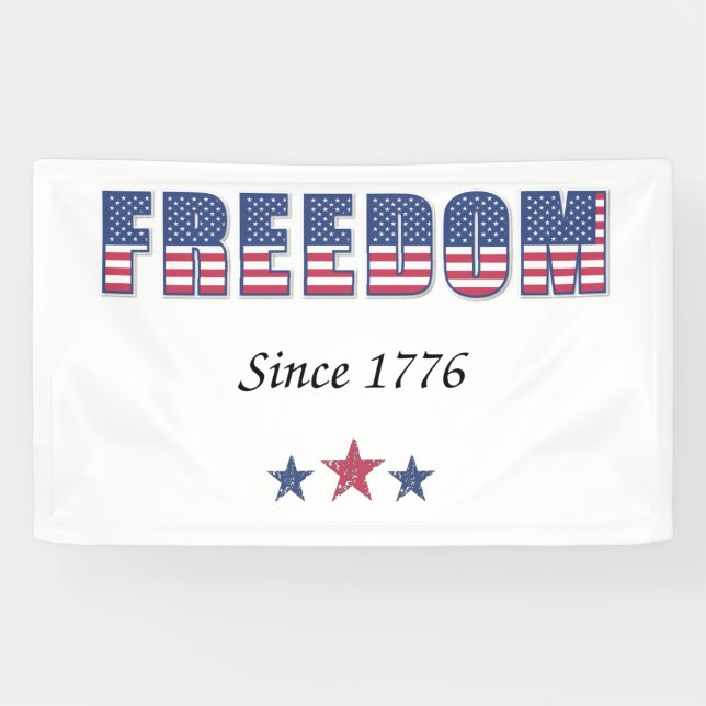 Lona Libertad americana 1776 (Horizontal)