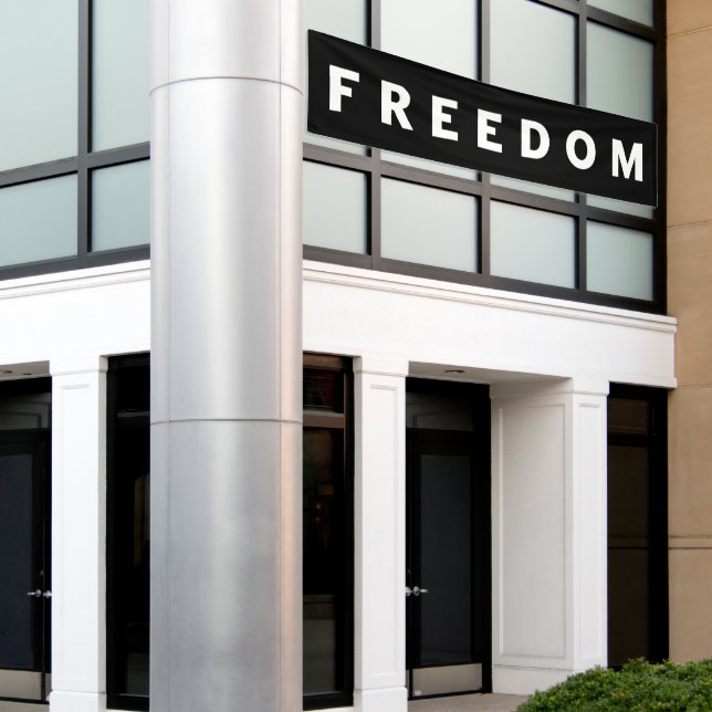 Lona Libertad Un verdadero patriota (Edificio exterior)