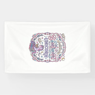 Lona Libro de Unicornio Divertido Regalo Diseño