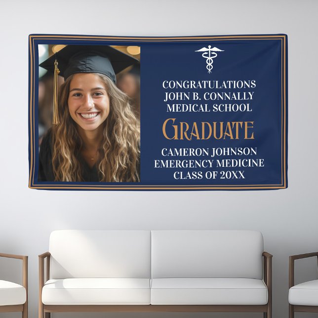 Lona Licenciatura en medicina de la Escuela Navy Blue G (Subido por el creador)