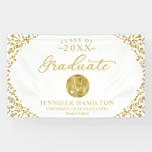 Lona Licenciatura en Oro Blanco de la Escuela de Medici