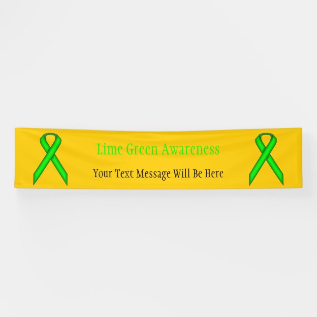 Lona Lime Green Standard Ribbon por Kenneth Yoncich (Horizontal)