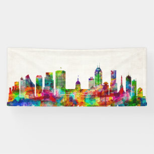 Lona Línea de Skyline Indiana