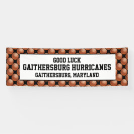 Lona Líneas de la bandera 3 del equipo de baloncesto de