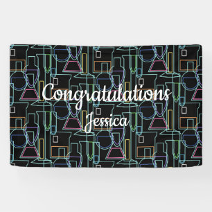 Lona Líneas de laboratorio de química