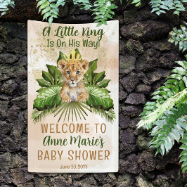 Lona Lion Cub Un Pequeño Rey Está En Camino De Baby Sho