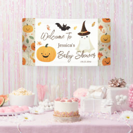 Lona Little Boo Halloween Pattern Baby Shower