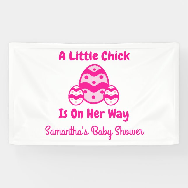 Lona Little Chick Easter Baby Shower (Horizontal)