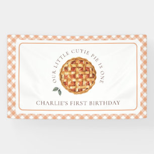 Lona Little Cutie Pie Fall 1er cumpleaños