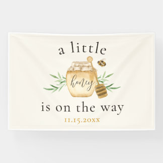 Lona Little Honey On The Way Bee Baby Shower Banner