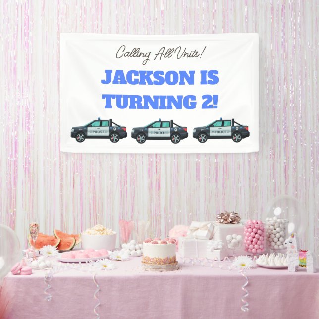 Lona Little Officer Police Birthday | Personalized  (Fiesta)