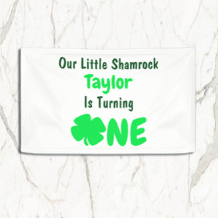 Lona Little Shamrock 1er cumpleaños