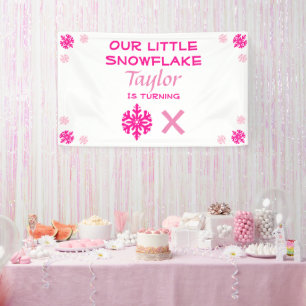 Lona Little Snowflake Any Age Birday