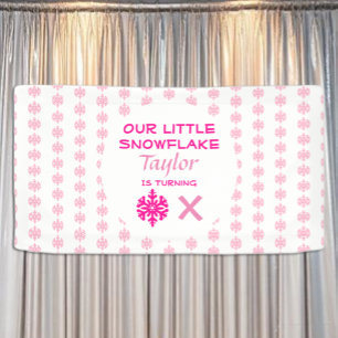 Lona Little Snowflake Any Age Birday