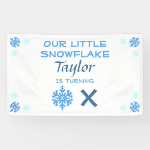 Lona Little Snowflake Any Age Birday