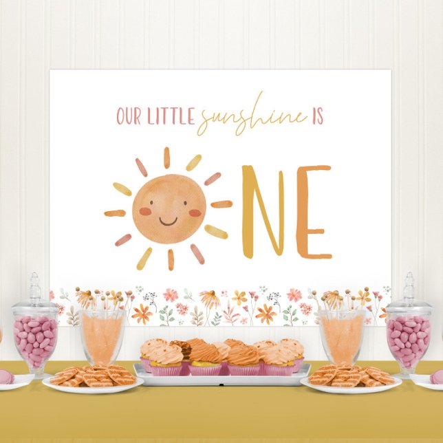 Lona Little Sunshine 1er cumpleaños (Subido por el creador)