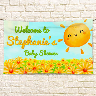 Lona Little Sunshine Baby Shower - Banner