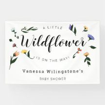 Little Wildflower on the Way Floral Baby Shower