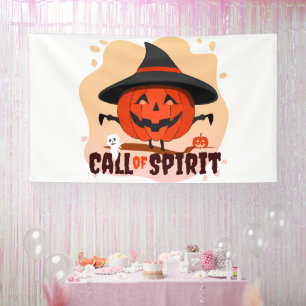 Lona Llamado de Espíritu de Halloween