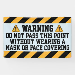 Lona Llevar máscaras más allá de este punto