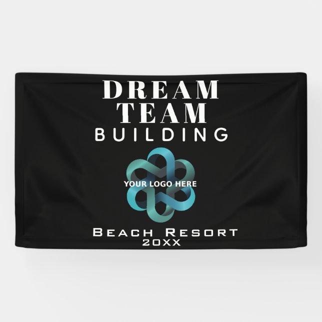 Lona Logo de Dream Team Building Dream Company (Horizontal)