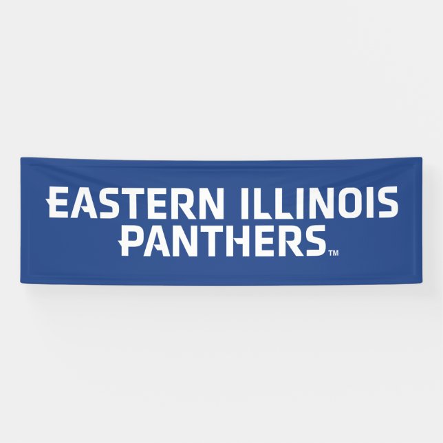 Lona Logo de Eastern Illinois Panthers (Horizontal)