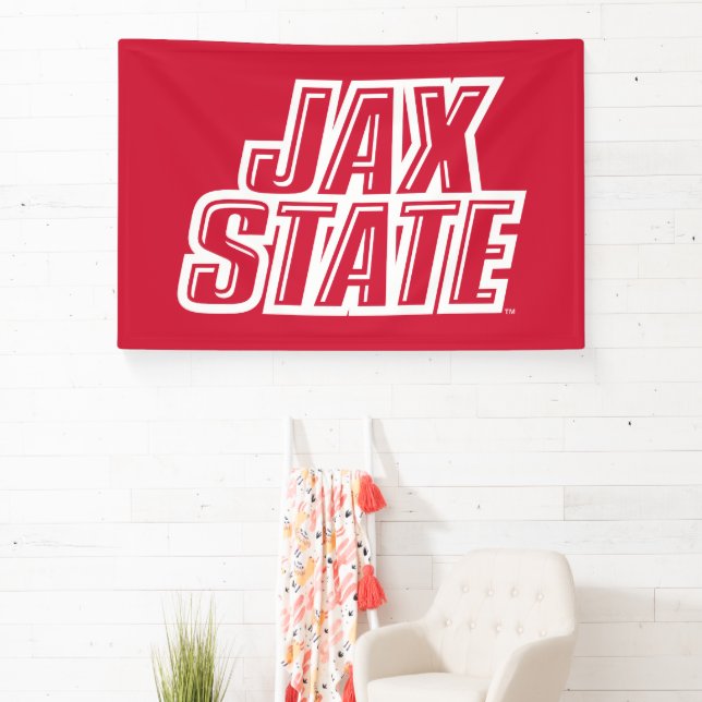 Lona Logo de la Universidad Estatal de Jacksonville JAX (in situ)