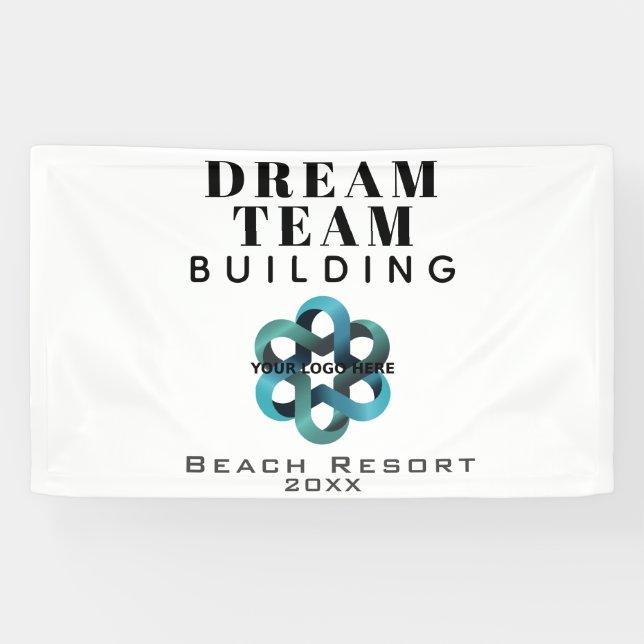 Lona Logo de Team Building Dream Team Company (Horizontal)