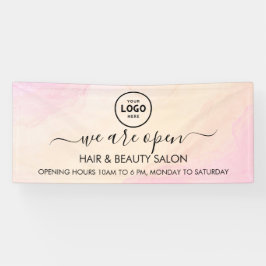 Lona Logo Empresarial Moderno Profesional Bandera de 6'