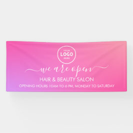 Lona Logo Empresarial Moderno Profesional Bandera de 6'