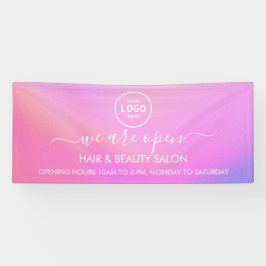 Lona Logo Empresarial Moderno Profesional Bandera de 6'